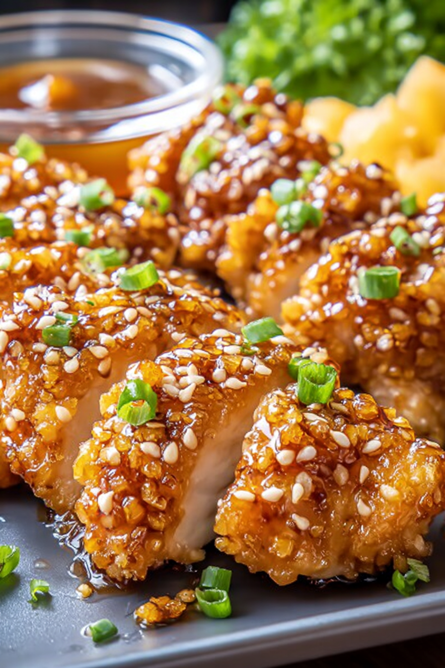 Baked Crunchy Hot Honey Chicken Recipe image 2