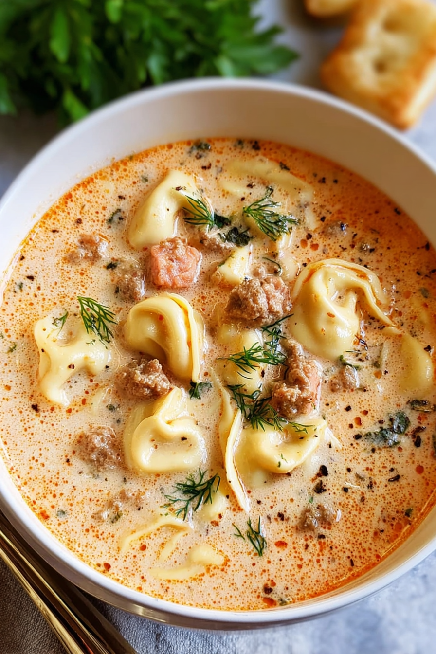 Creamy Tortellini Soup image 2