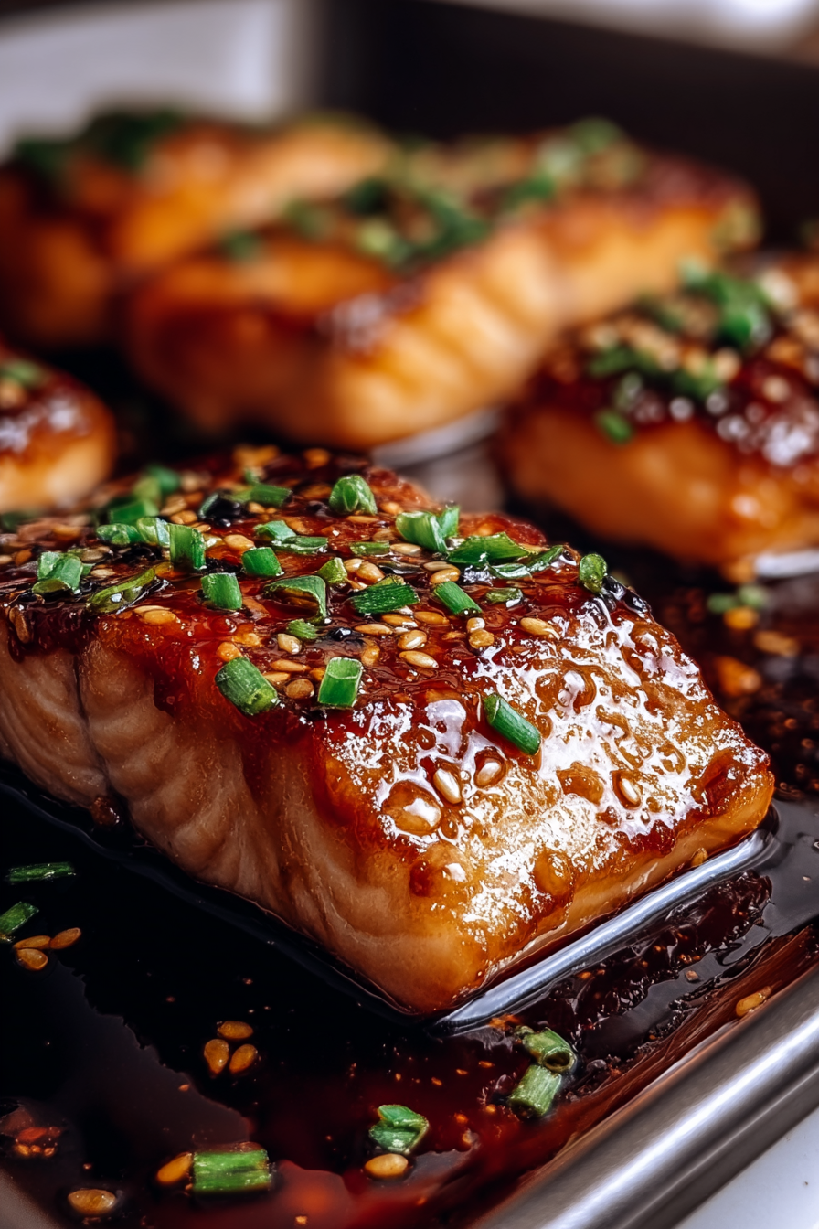 Crispy Honey Garlic Glazed Salmon Recipe image 2