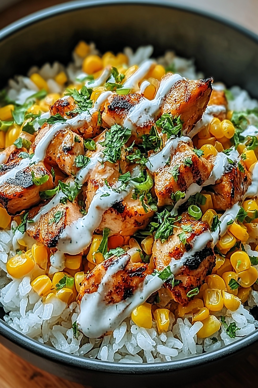 Delicious Street Corn Chicken Rice Bowl Recipe image 2