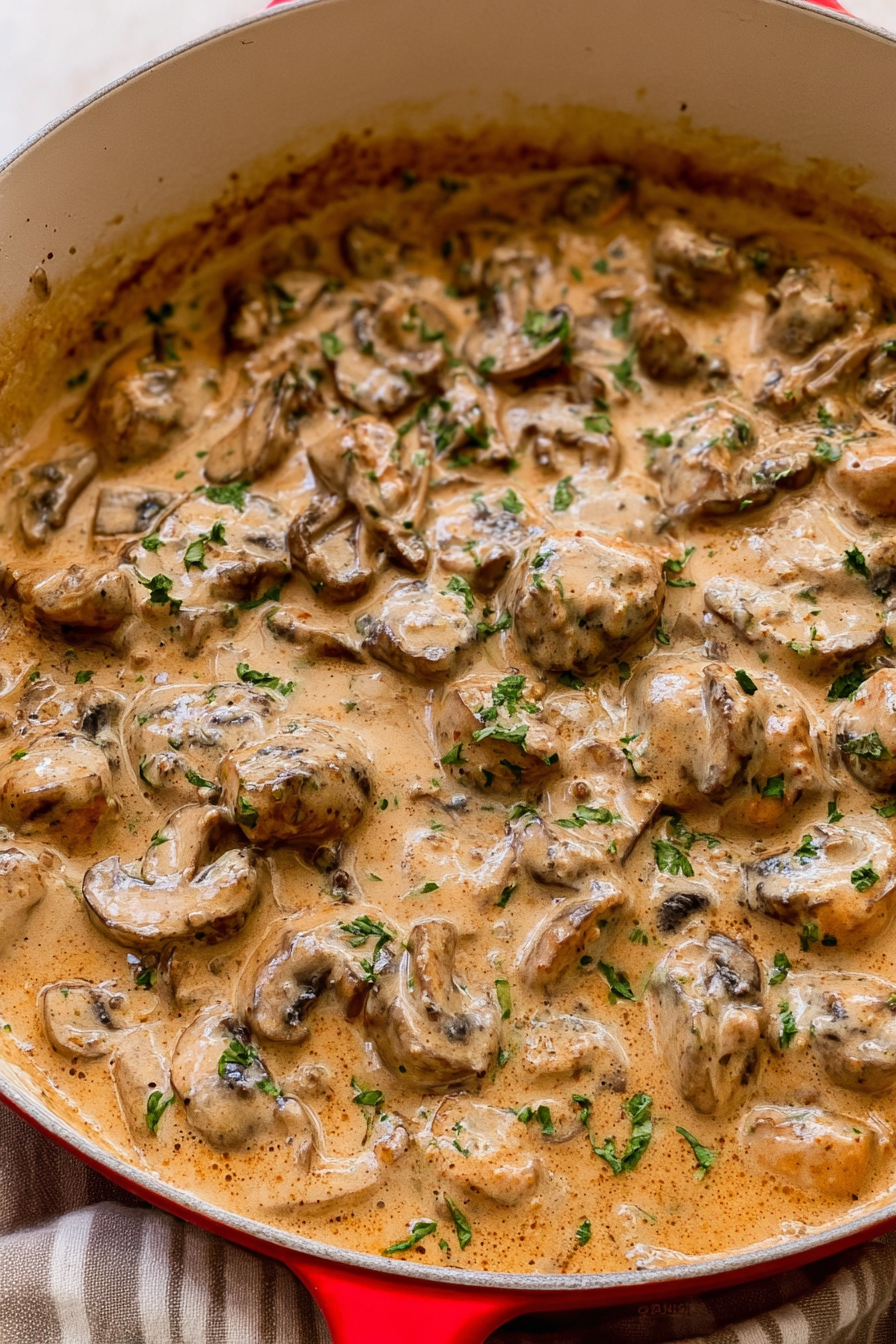 Easy Mushroom Stroganoff image 2
