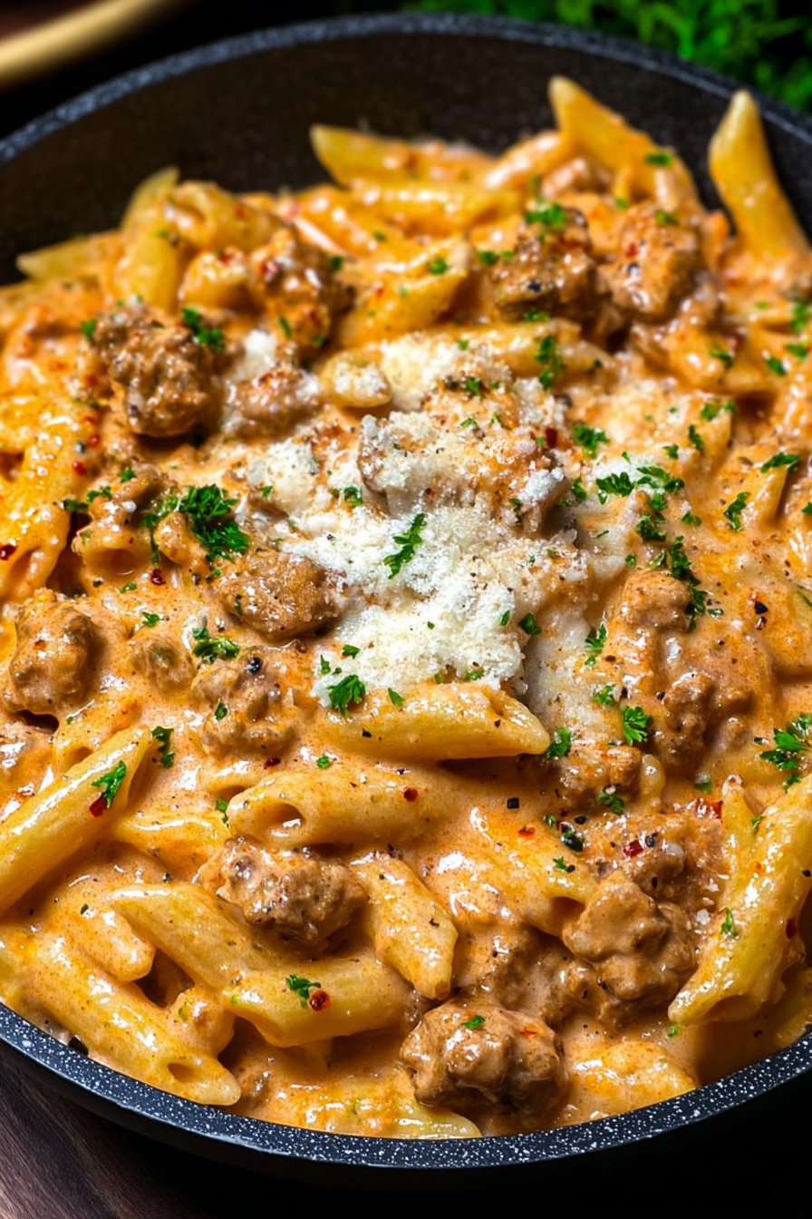 High Protein Creamy Beef Pasta Recipe for Quick Weeknight Dinners image 2