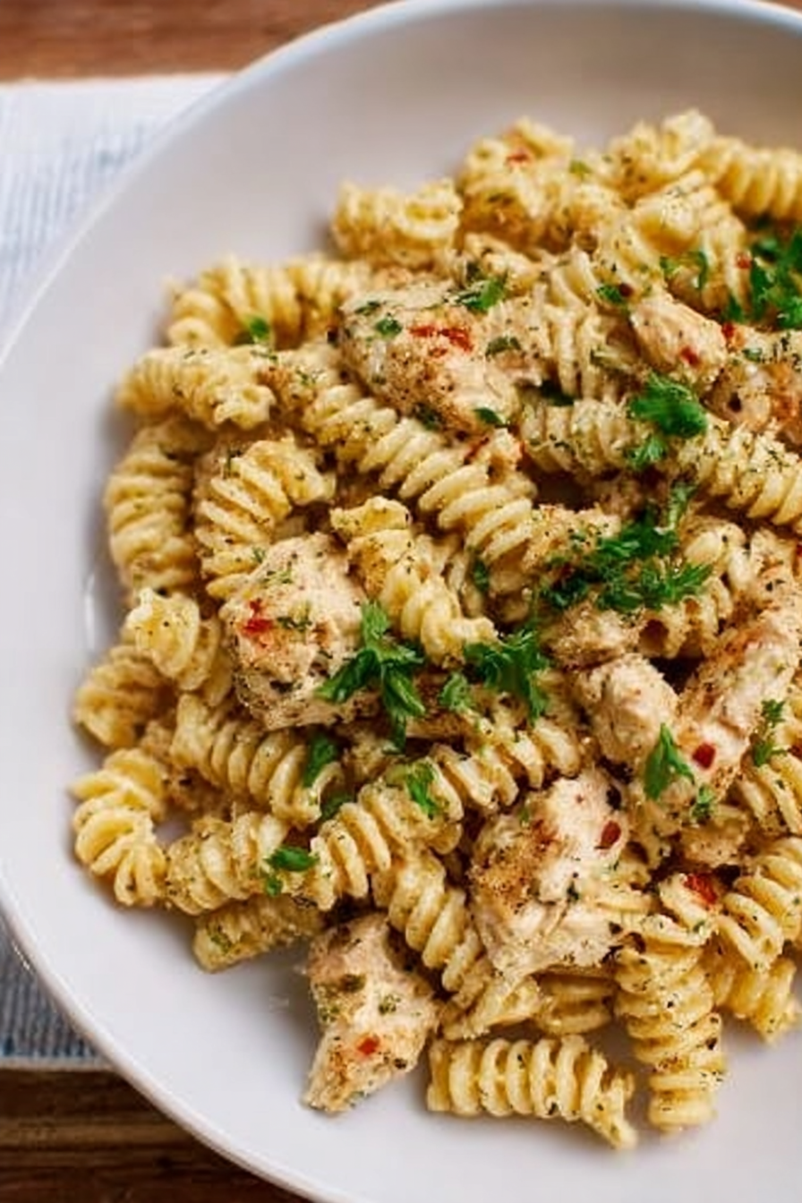 The Best Crockpot Garlic Parmesan Chicken Pasta Recipe image 2