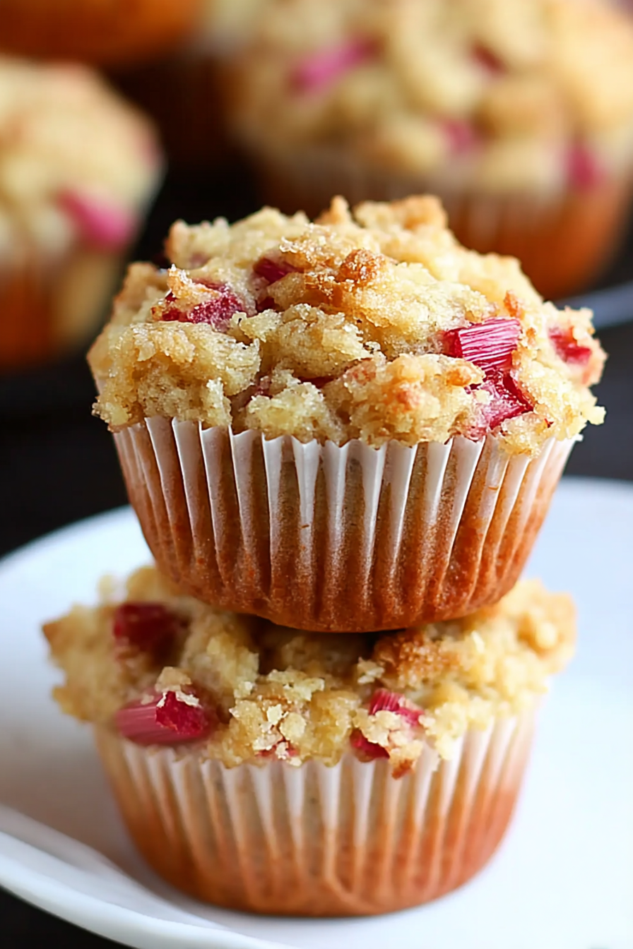 Best Ever Rhubarb Muffins image 2