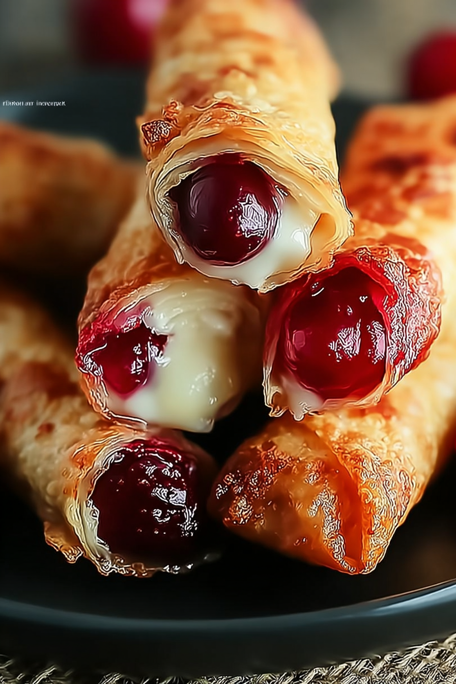 Cherry Cheesecake Egg Rolls image 2