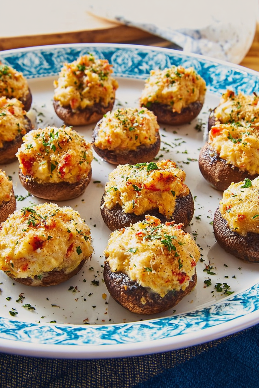 Crab-Stuffed Mushrooms image 2