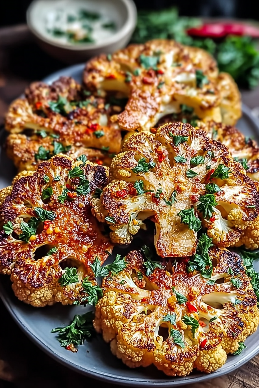 Crispy Baked Cauliflower Steaks image 2