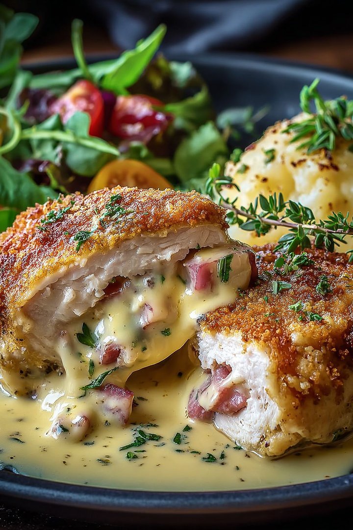 Deliciously Creamy Chicken Cordon Bleu Recipe image 2