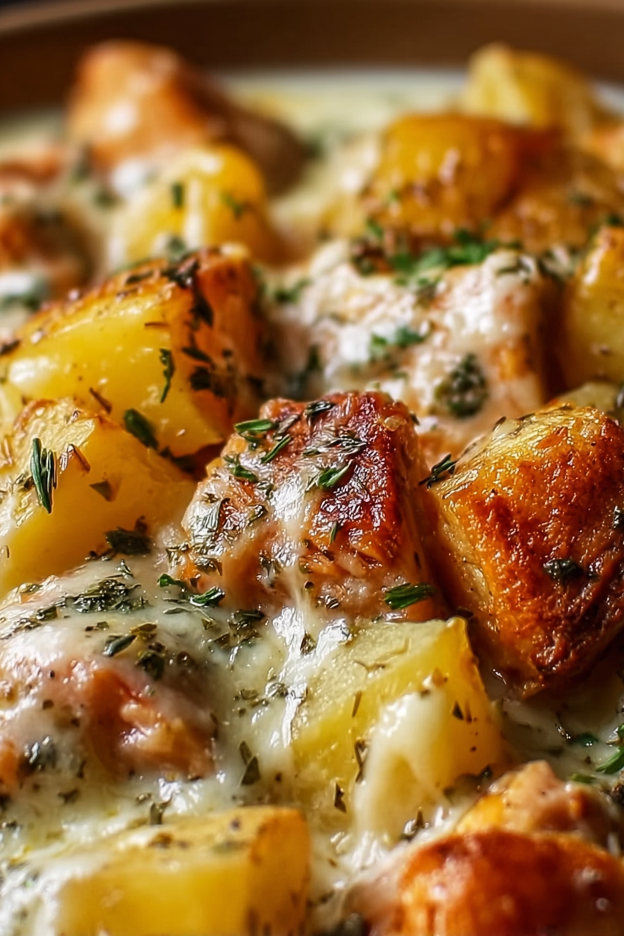 Garlic Parmesan Crockpot Chicken and Potatoes image 2