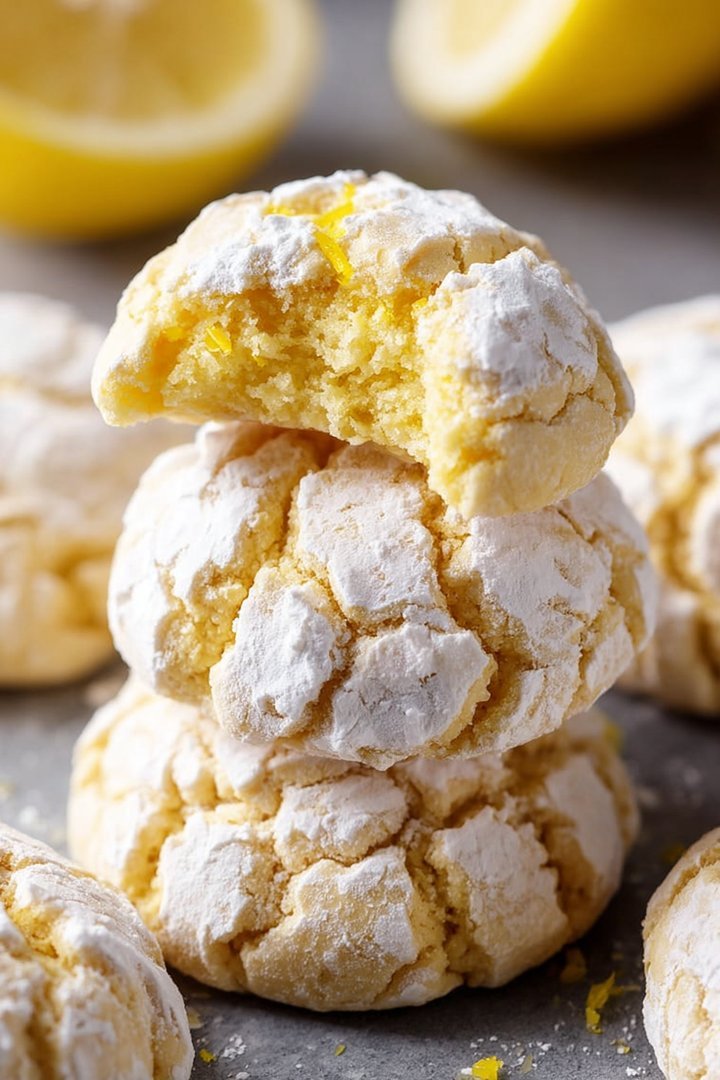 Lemon Crinkle Cookies That Melt in Your Mouth image 2