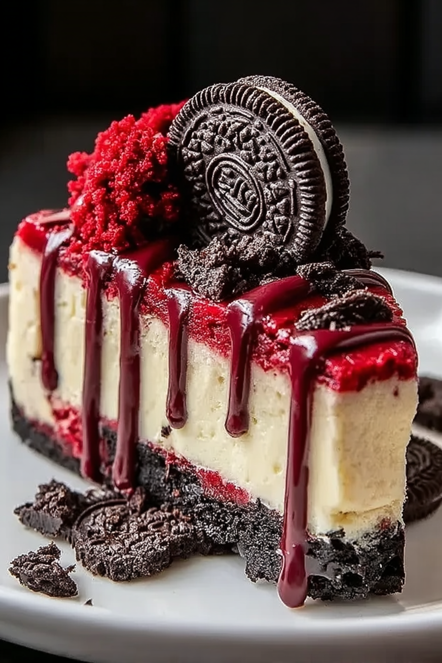 Red Velvet Oreo Cheesecake image 2
