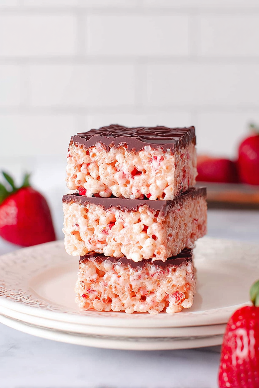 Strawberry Rice Krispie Treats image 2