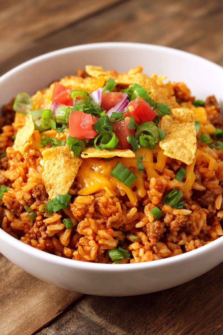Taco Rice Bowl with Doritos Recipe image 2