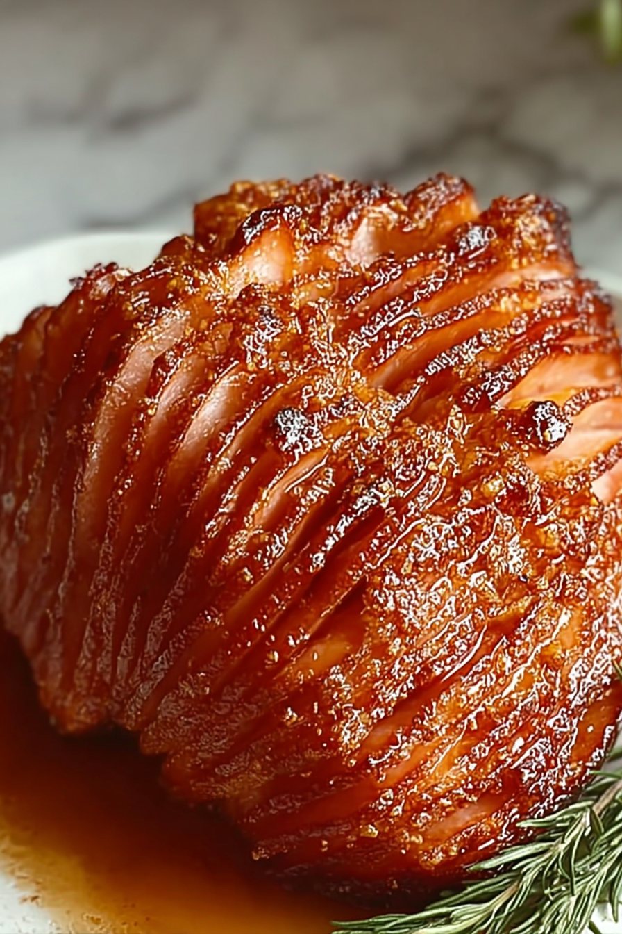 Irresistible Honey Brown Sugar chicken ham Glaze for Your Holiday Feast image 2