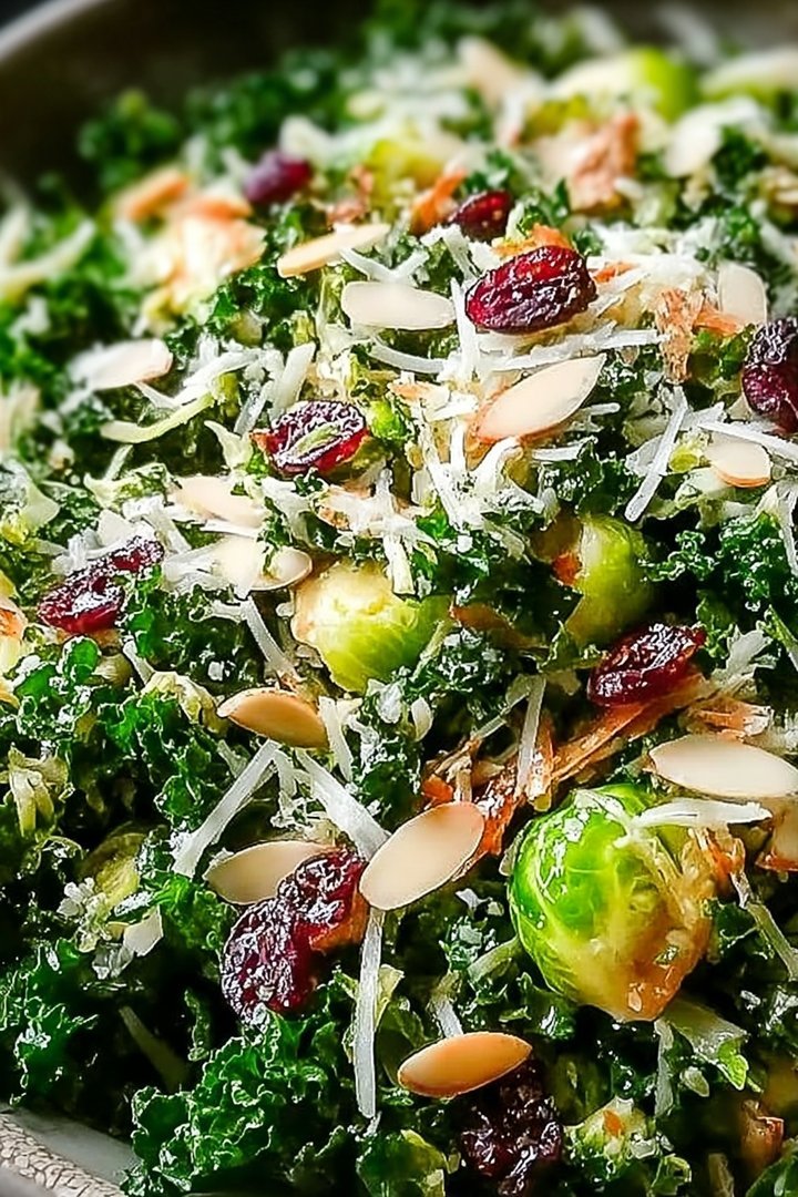 Kale and Brussels Sprout Salad image 2