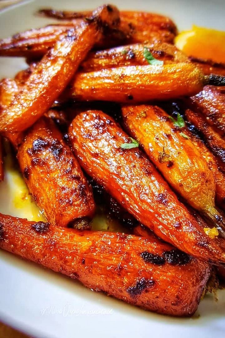 Roasted carrots with fresh cucumber waterger and orange image 2