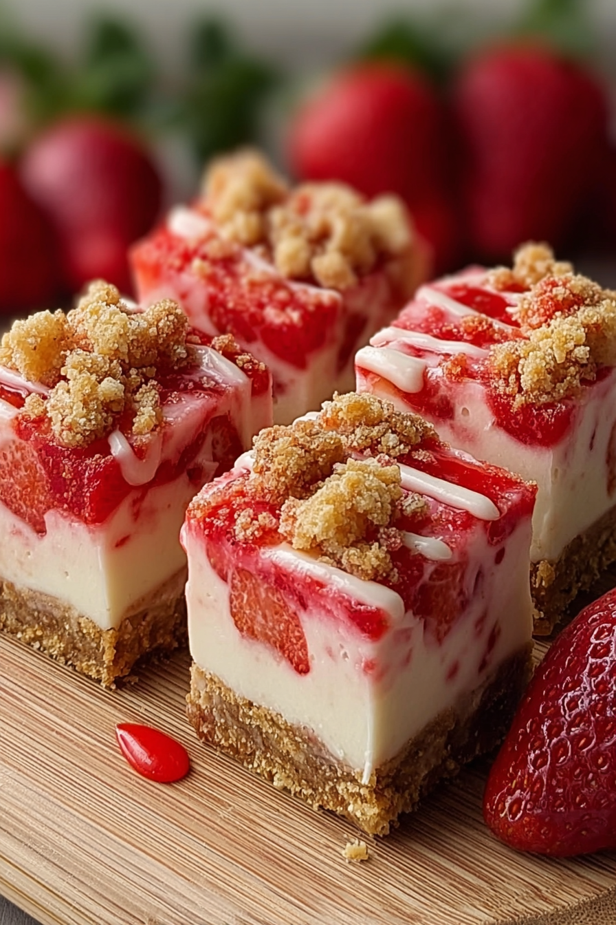 Strawberry Crunch Cheesecake Chunks – Best No-Bake Treat (Recipe + Tips) image 2
