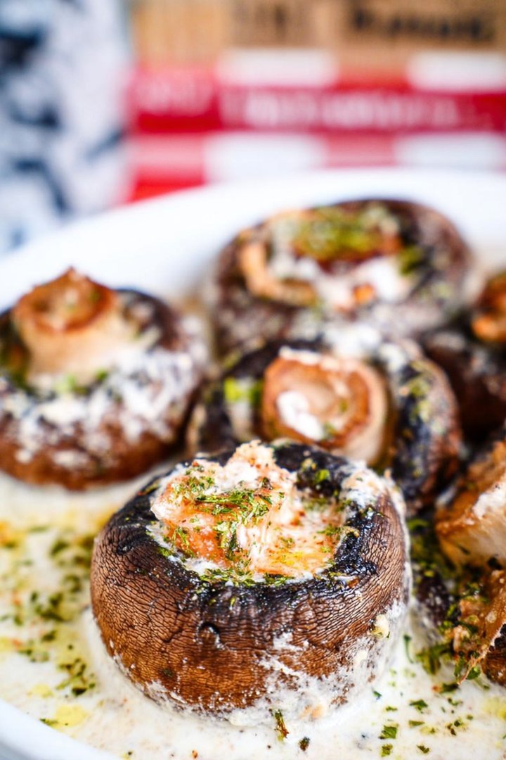 The BEST Baked Mushrooms image 2