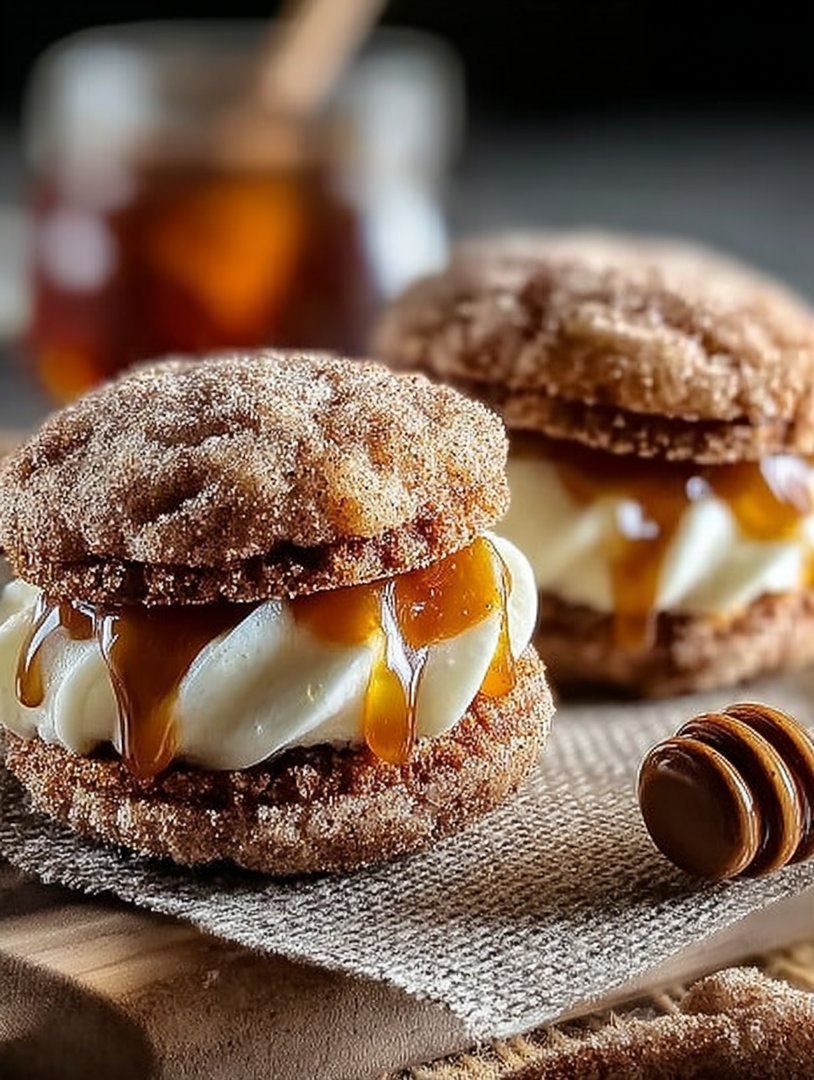 Apple Cider Whoopie Pie Cookies with Caramel image 2