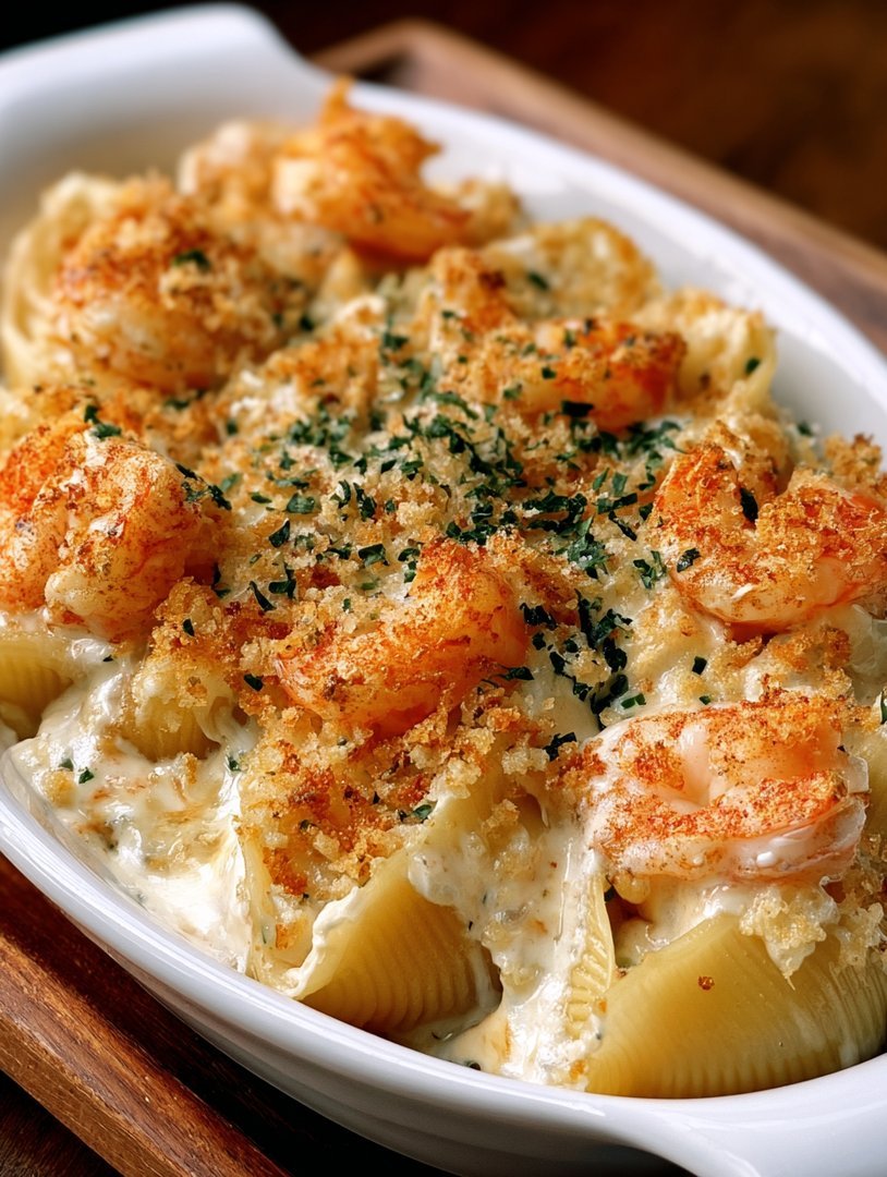Creamy Seafood Stuffed Shells image 2
