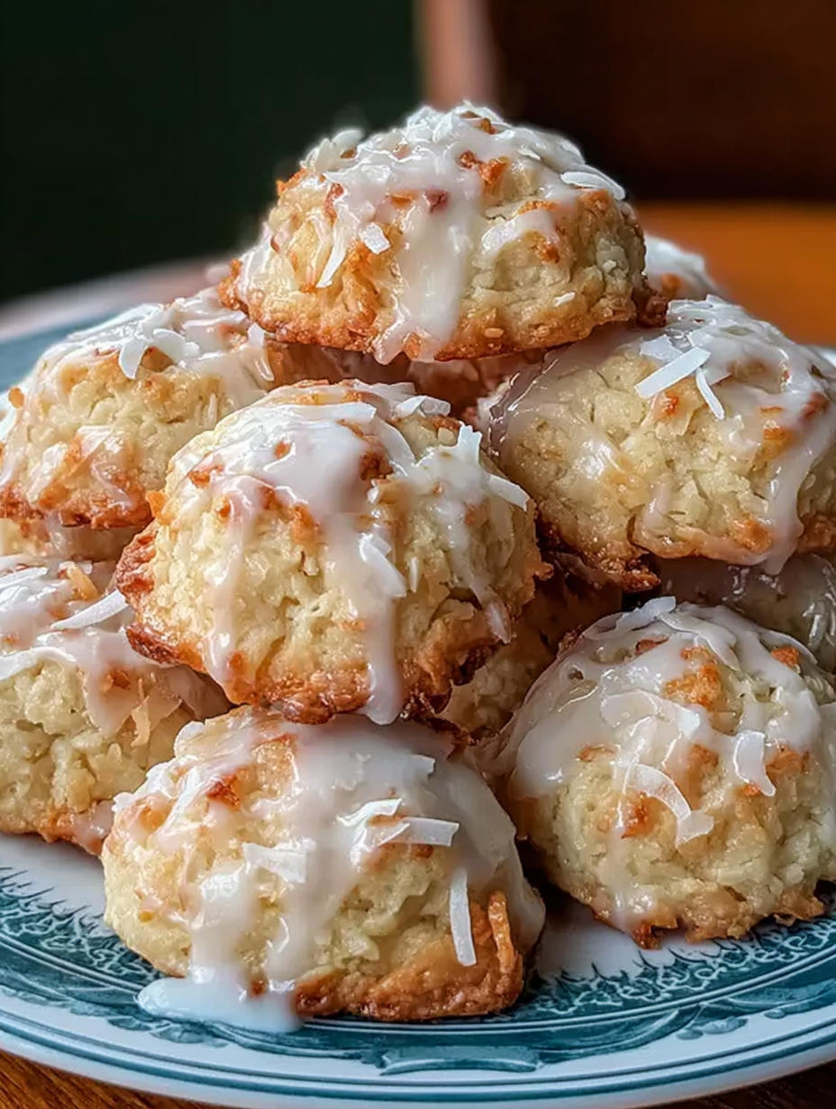 Dolly Parton Coconut Cookies with Lemon Glaze image 2