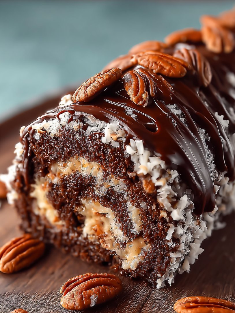 German Chocolate Cake Roll: Discover This Decadent Recipe! image 2