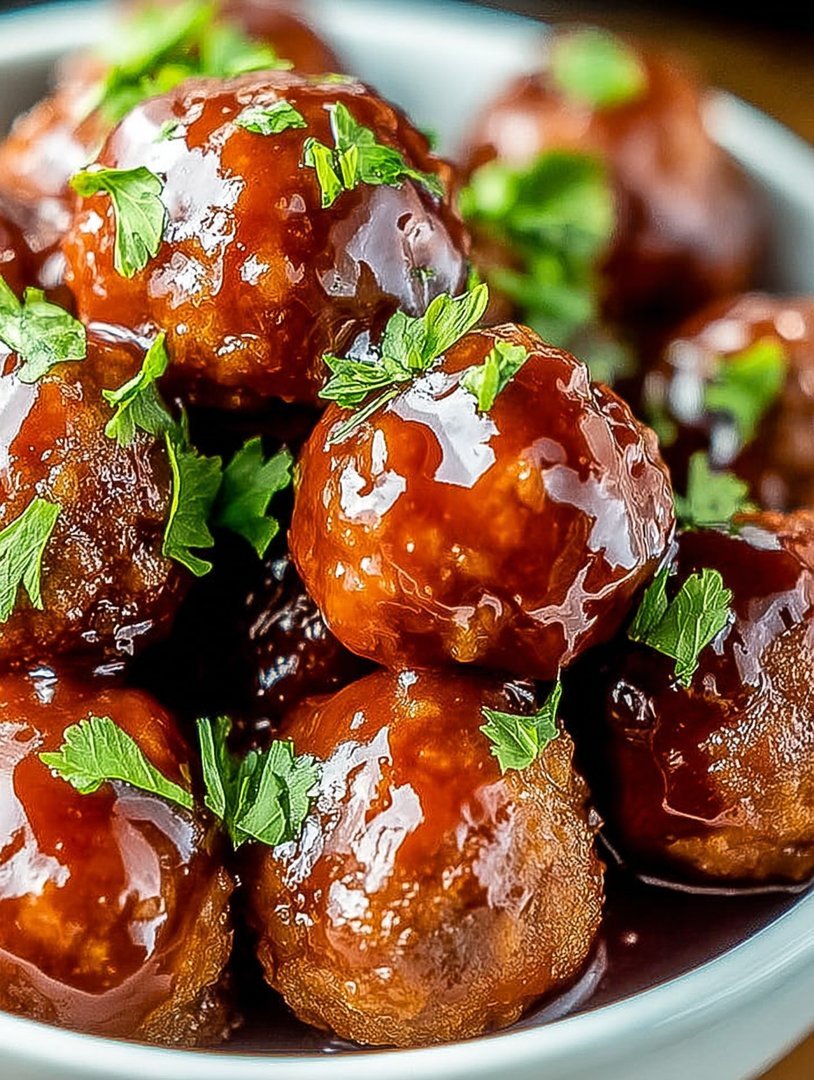 Honey BBQ Crockpot Meatballs image 2