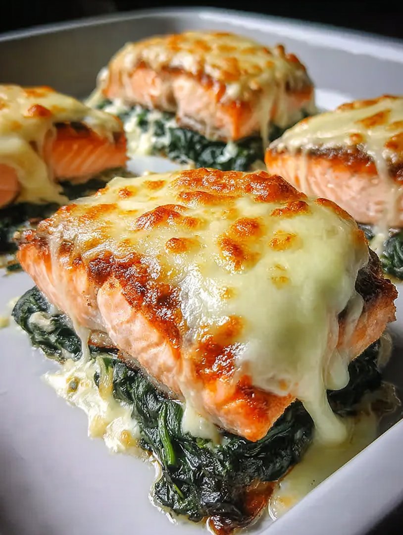 Irresistible Baked Salmon with Spinach and Mozzarella Bliss image 2
