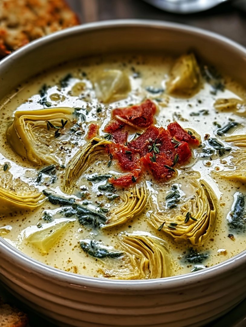 Lemony Tuscan Artichoke Soup - A Heart-Healthy Delight image 2