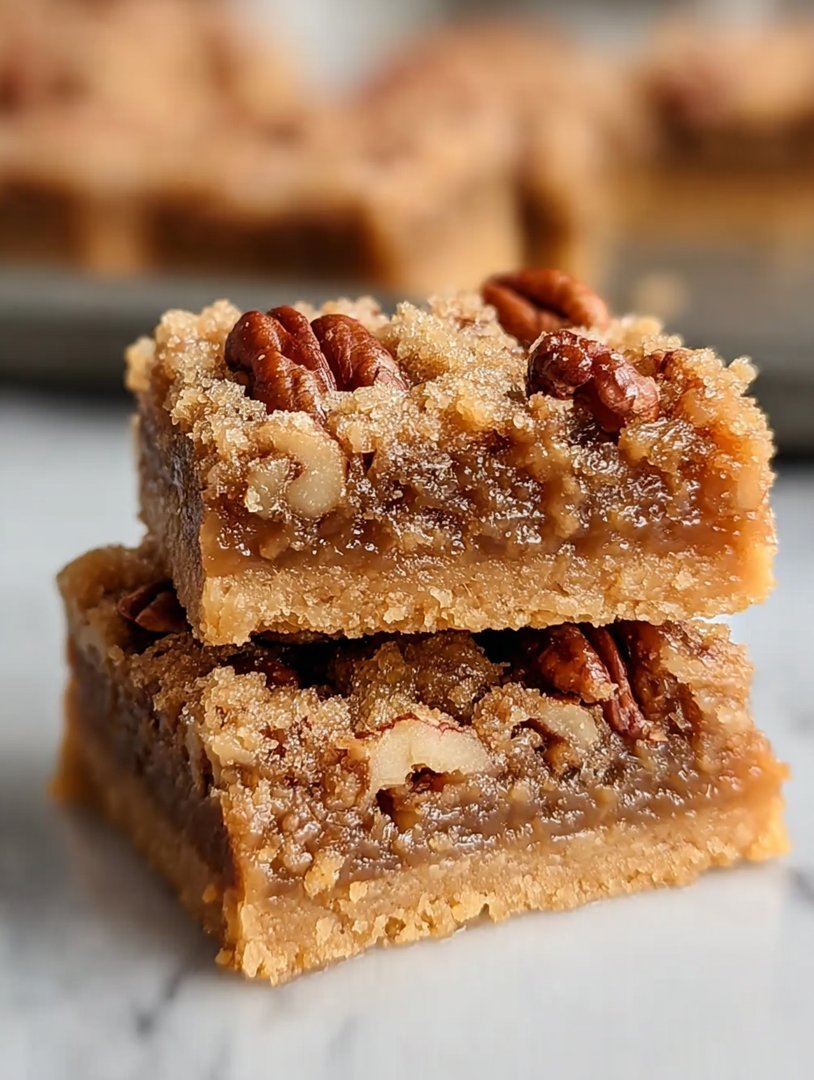 Mouthwatering Pecan Pie Bars with Sugar Cookie Crust - Alrightwithme image 2