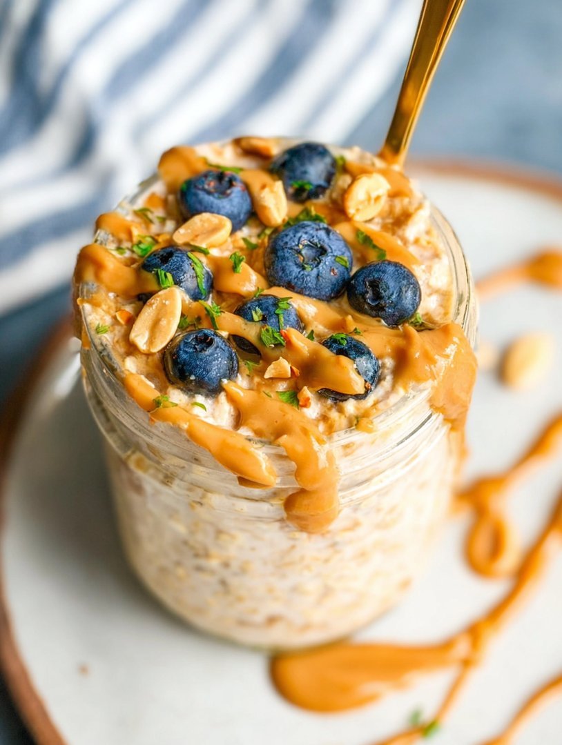 Peanut Butter Overnight Oats Recipe image 2