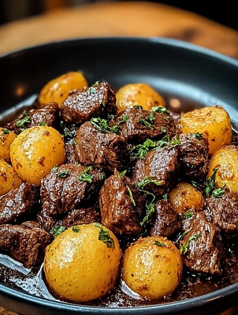Slow Cooker Garlic Butter Beef Bites & Potatoes: An Amazing Ultimate Recipe image 2