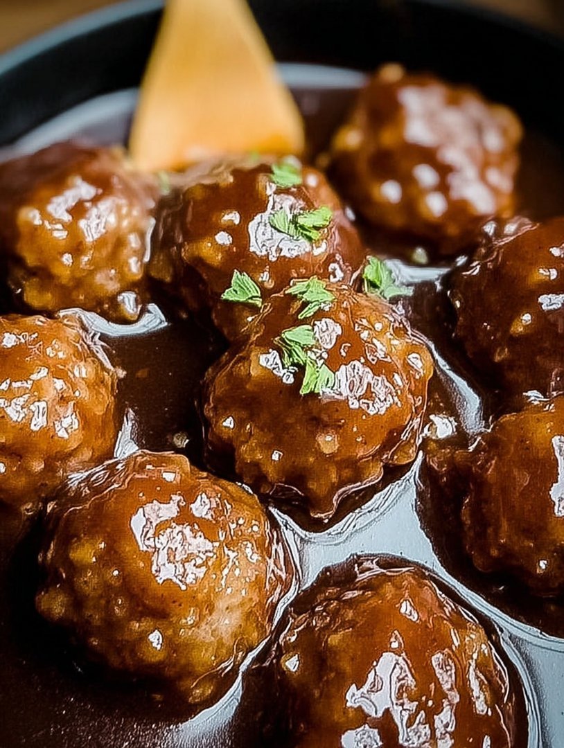 Slow Cooker Salisbury Steak Meatballs (Frozen Meatballs) image 2