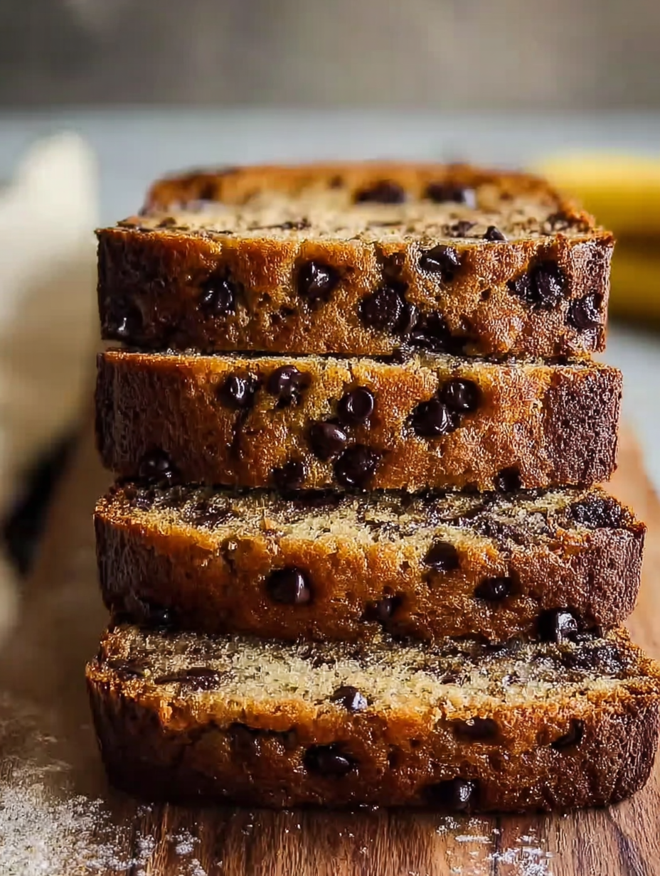 Ultimate Chocolate Chip Banana Bread - Alrightwithme image 2