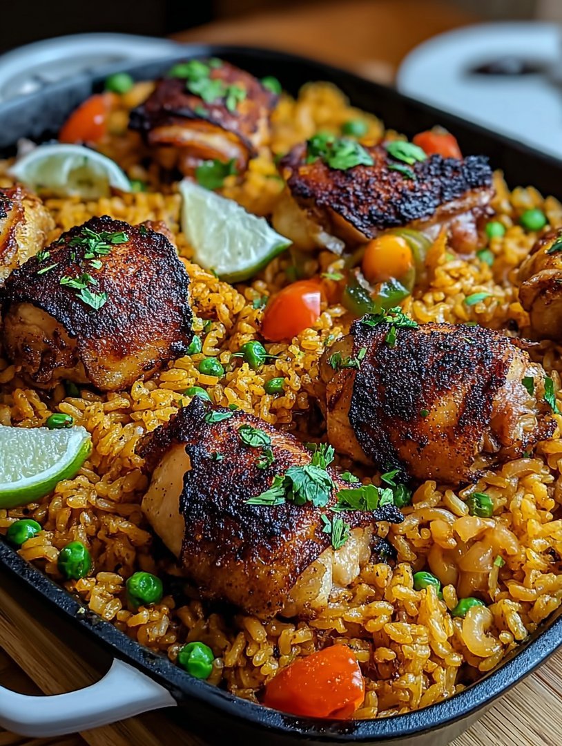 Caribbean Chicken with Flavored Rice image 2