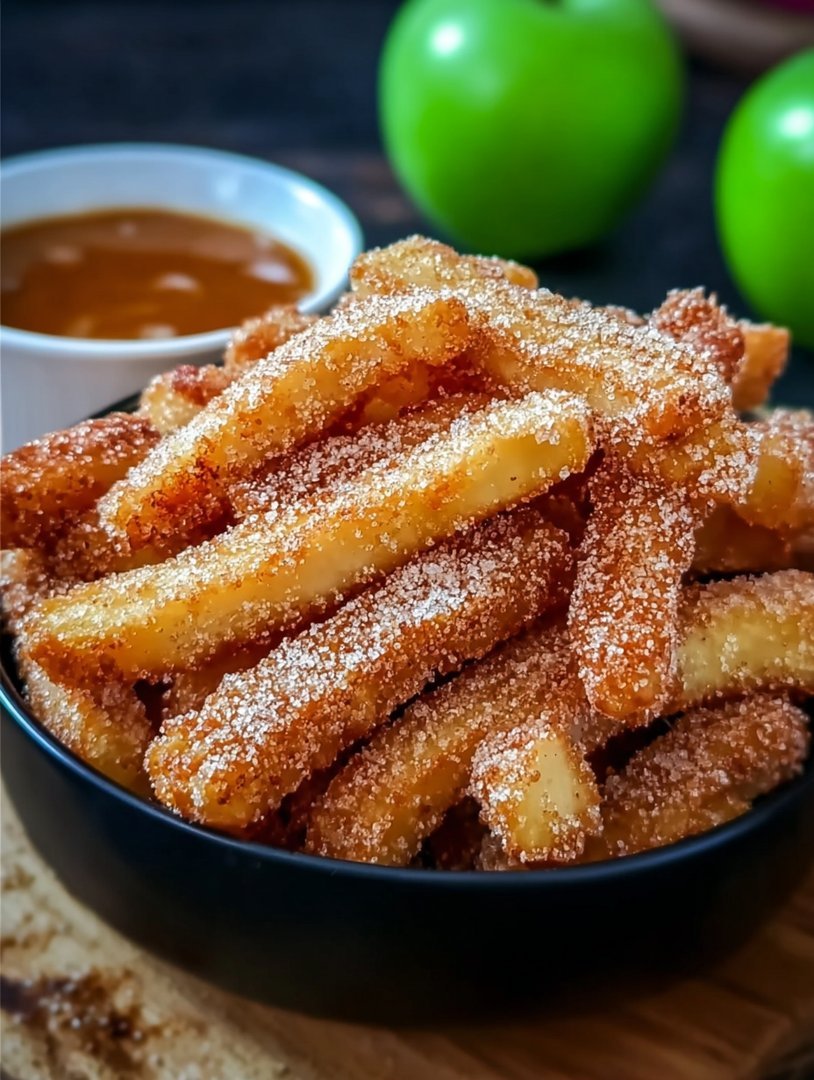 Crispy Air Fryer Apple Fries image 2