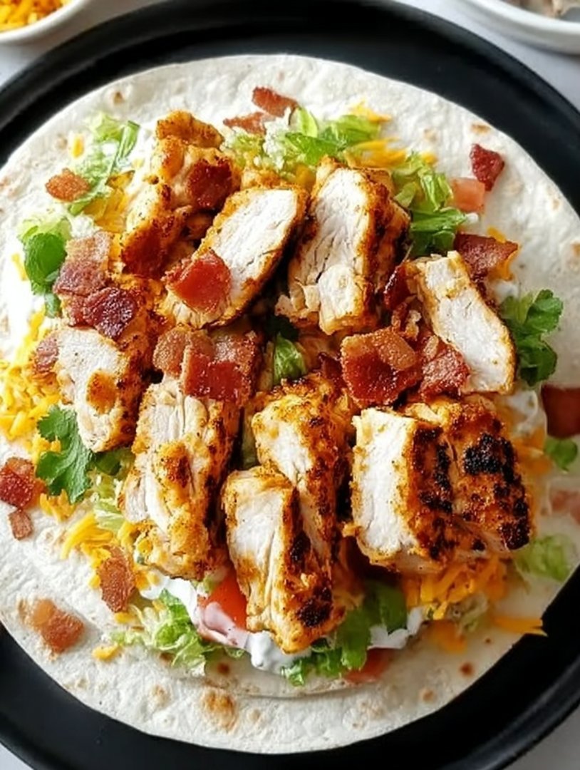 Crispy Chicken Turkey Bacon Ranch Wrap image 2