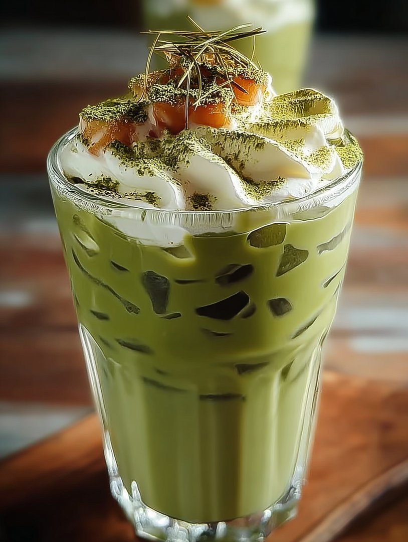 Iced Brown Sugar Matcha Latte image 2