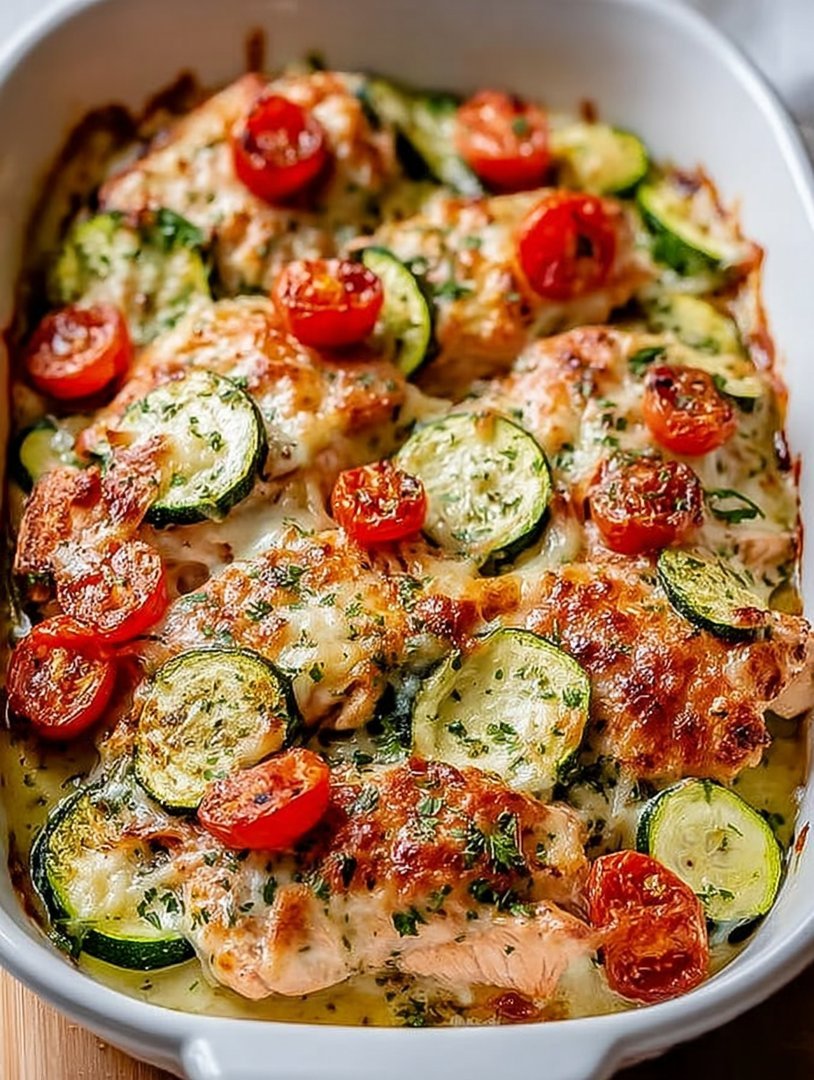 Mediterranean Chicken Zucchini Bake – Healthy, Flavorful & Easy! image 2