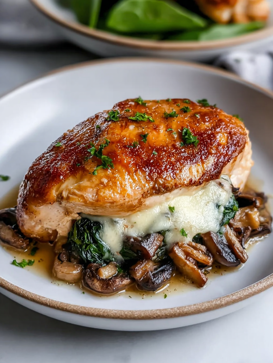 Mushroom Stuffed Chicken Breast - Quick and Easy image 2