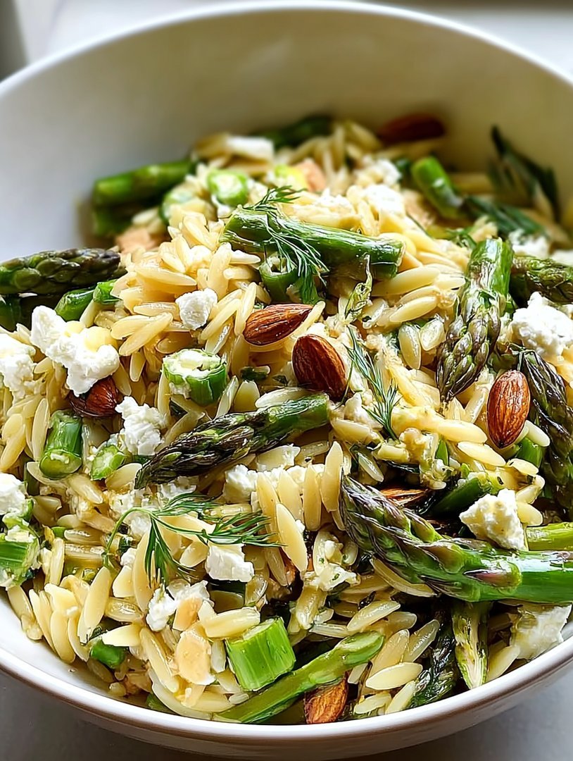Orzo with Asparagus & Feta image 2