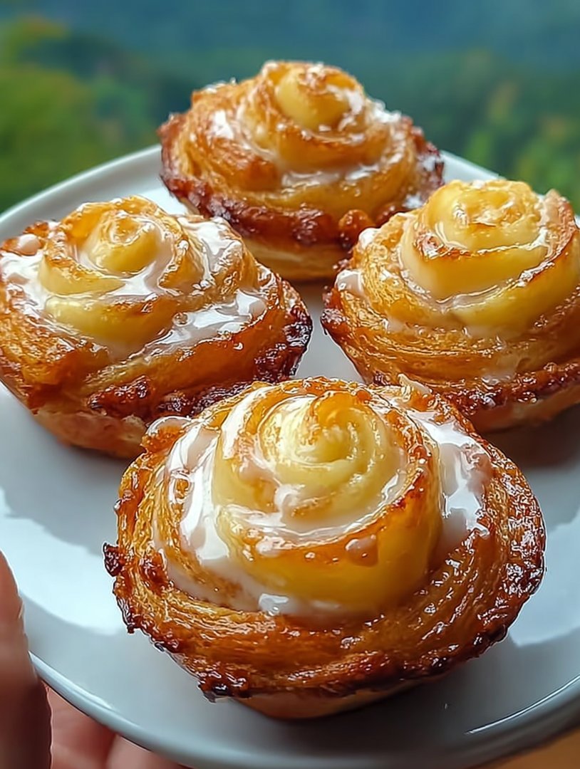Peach Pie Cruffins Recipe image 2