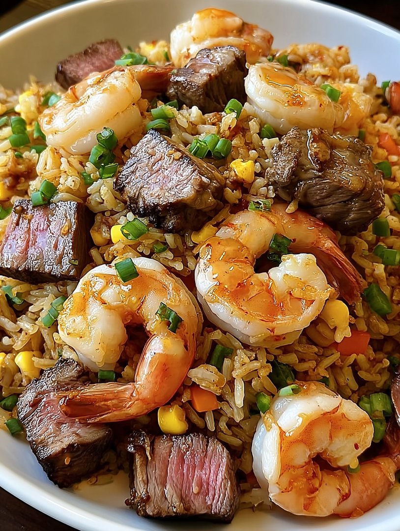 Shrimp and Steak Fried Rice image 2