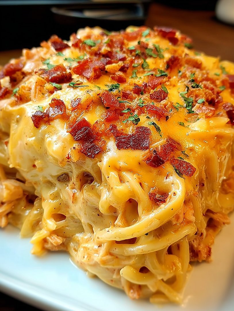 Spicy Southern Cheesy Chicken Spaghetti Casserole image 2