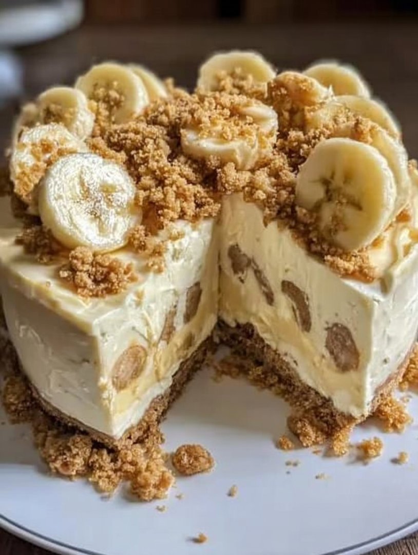 BEST RECIPE For Banana Pudding Crunch Cheesecake image 2