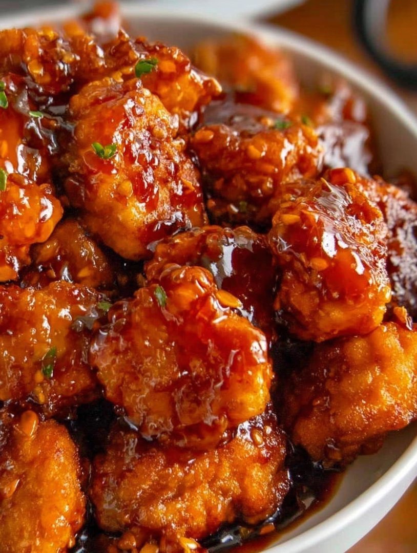 Baked Orange Chicken Panda Express copycat sauce image 2