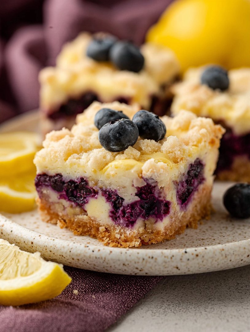 Blueberry Lemon Pie Bars image 2
