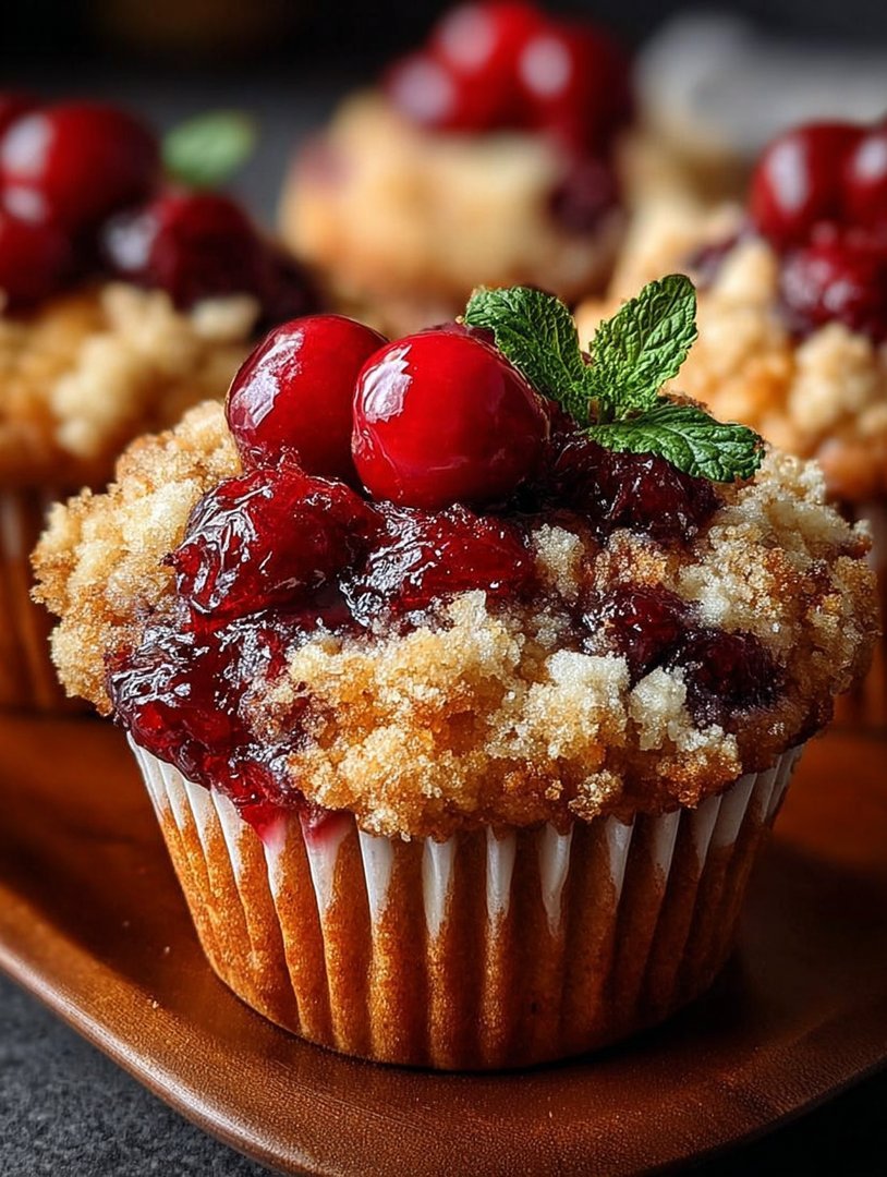 Cherry Cobbler Muffins image 2