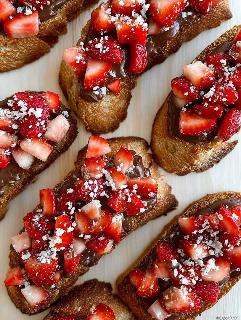 Chocolate Strawberry Bruschetta image 2