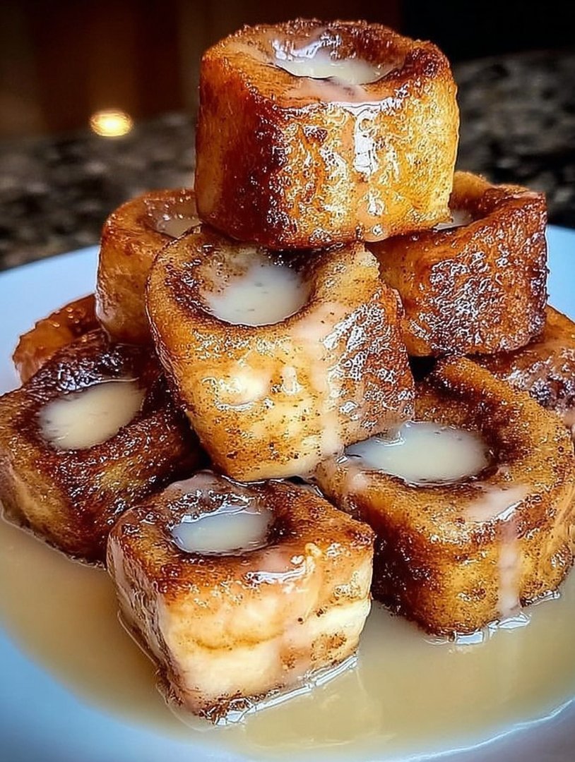 Cinnamon Roll French Toast Bites image 2